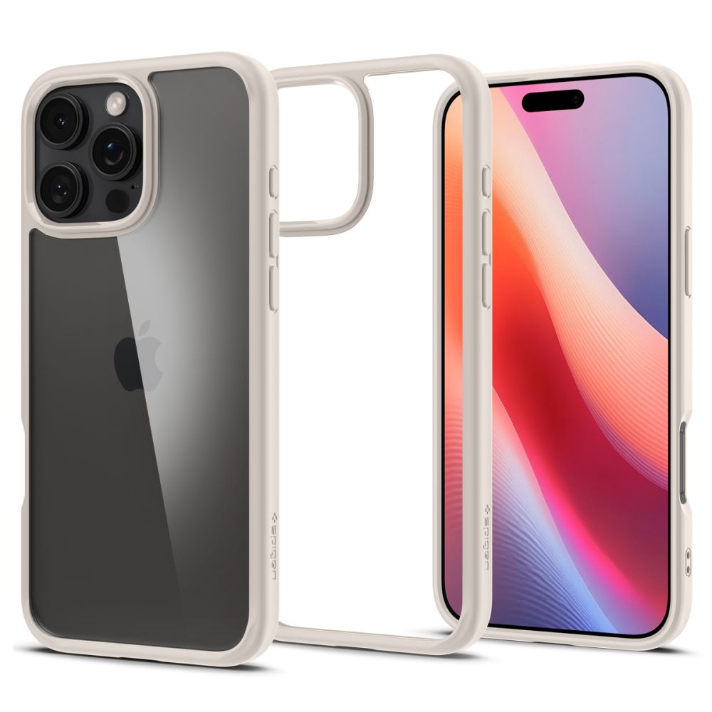 Spigen Ultra Hybrid viedtālruņa apvalks iPhone 16 Pro - titāna