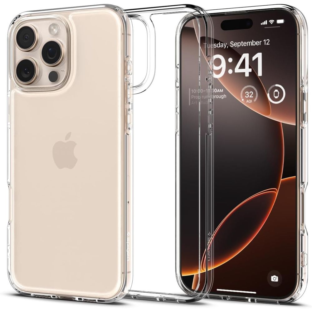 Spigen Ultra Hybrid apvalks iPhone 16 Pro Max - skaidrs