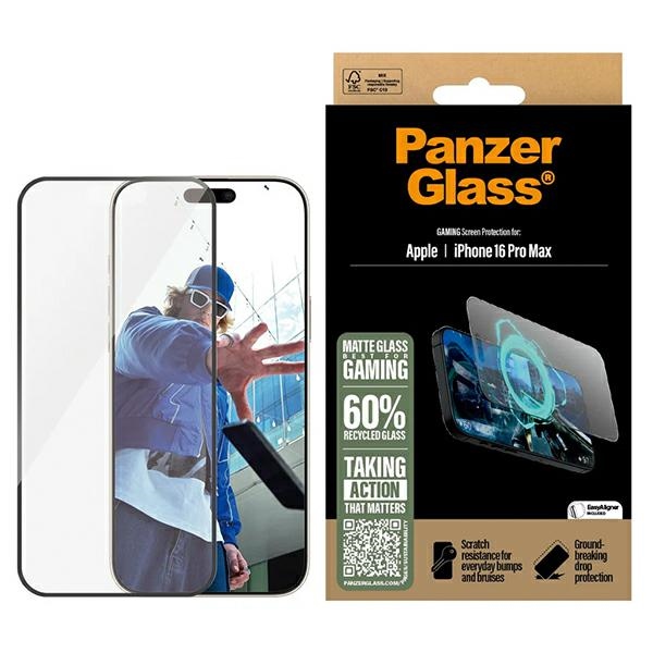 PanzerGlass Spēļu aizsargstikls iPhone 16 Pro Max 6.9" Īpaši platais pielietojums 2860