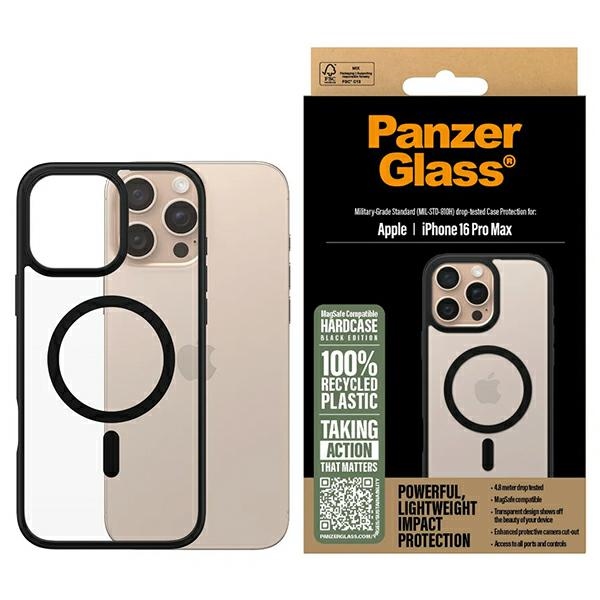 PanzerGlass HardCase iPhone 16 Pro Max 6.9" melns/melns Magnētiskais 1304