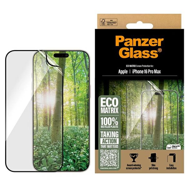 PanzerGlass MATRIX aizsargstikls iPhone 16 Pro Max 6.9" īpaši plats 2872