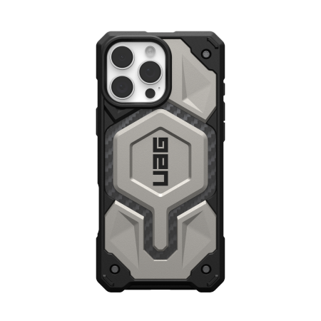 UAG Monarch Pro viedtālruņa apvalks ar Magnētisko funkciju iPhone 16 Pro Max - titāna