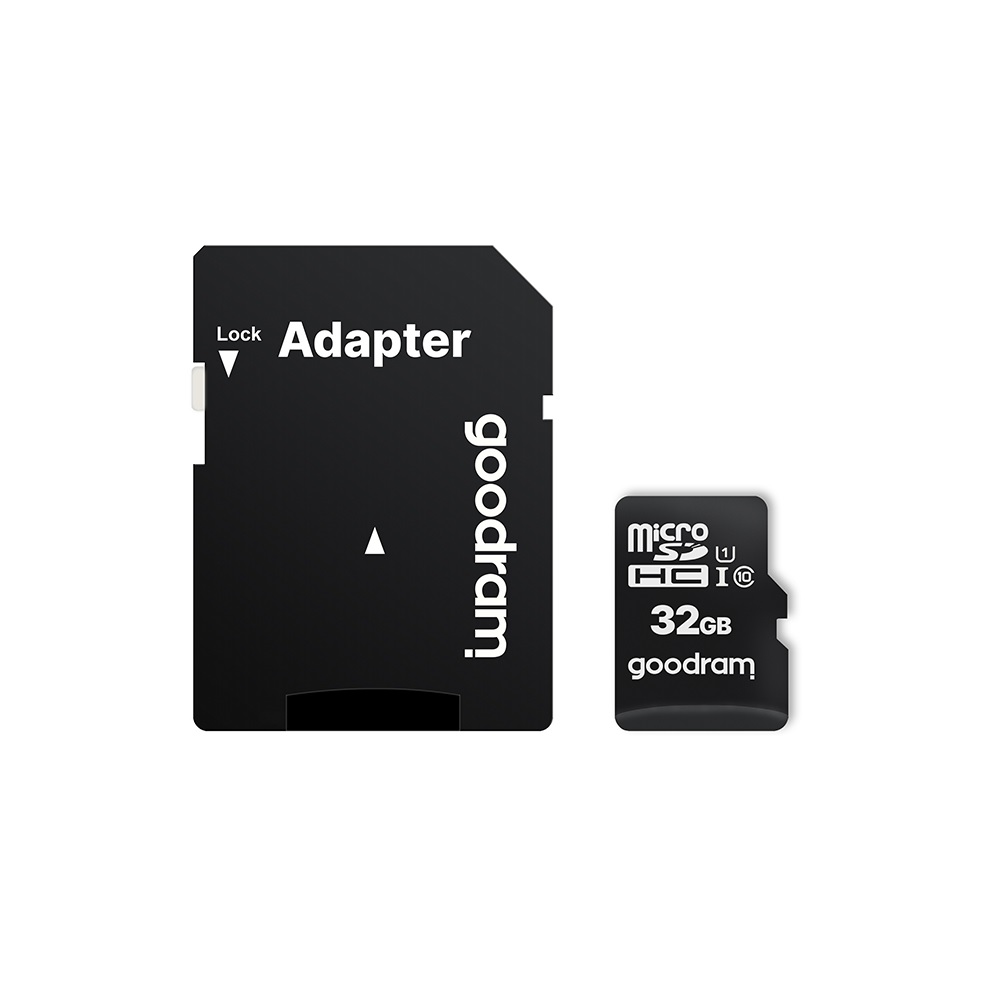 GoodRam atmiņas karte 32GB microSDHC cl. 10 UHS-I + adapteris