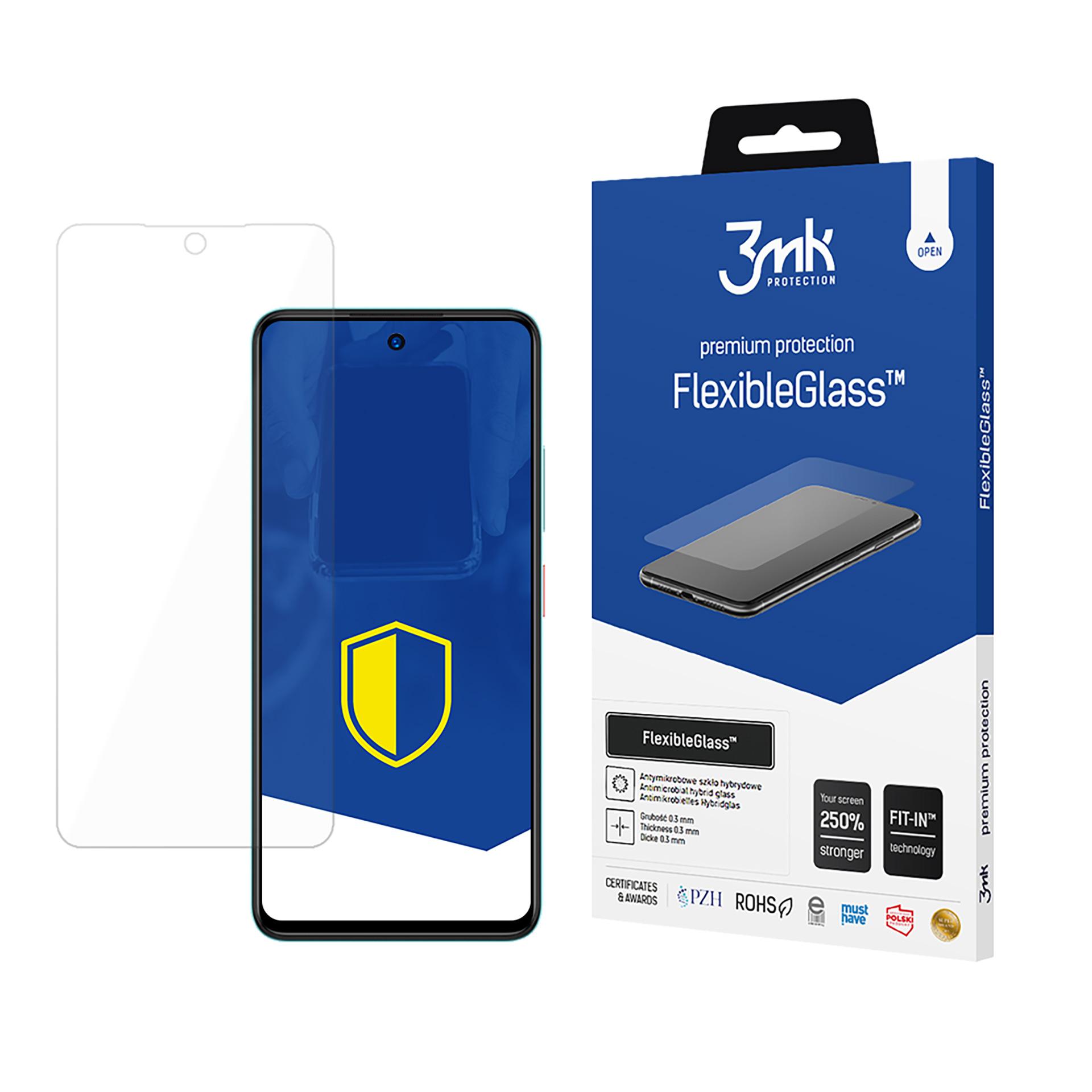 Hibrīdais stikls 3mk FlexibleGlass ZTE Blade A75 5G