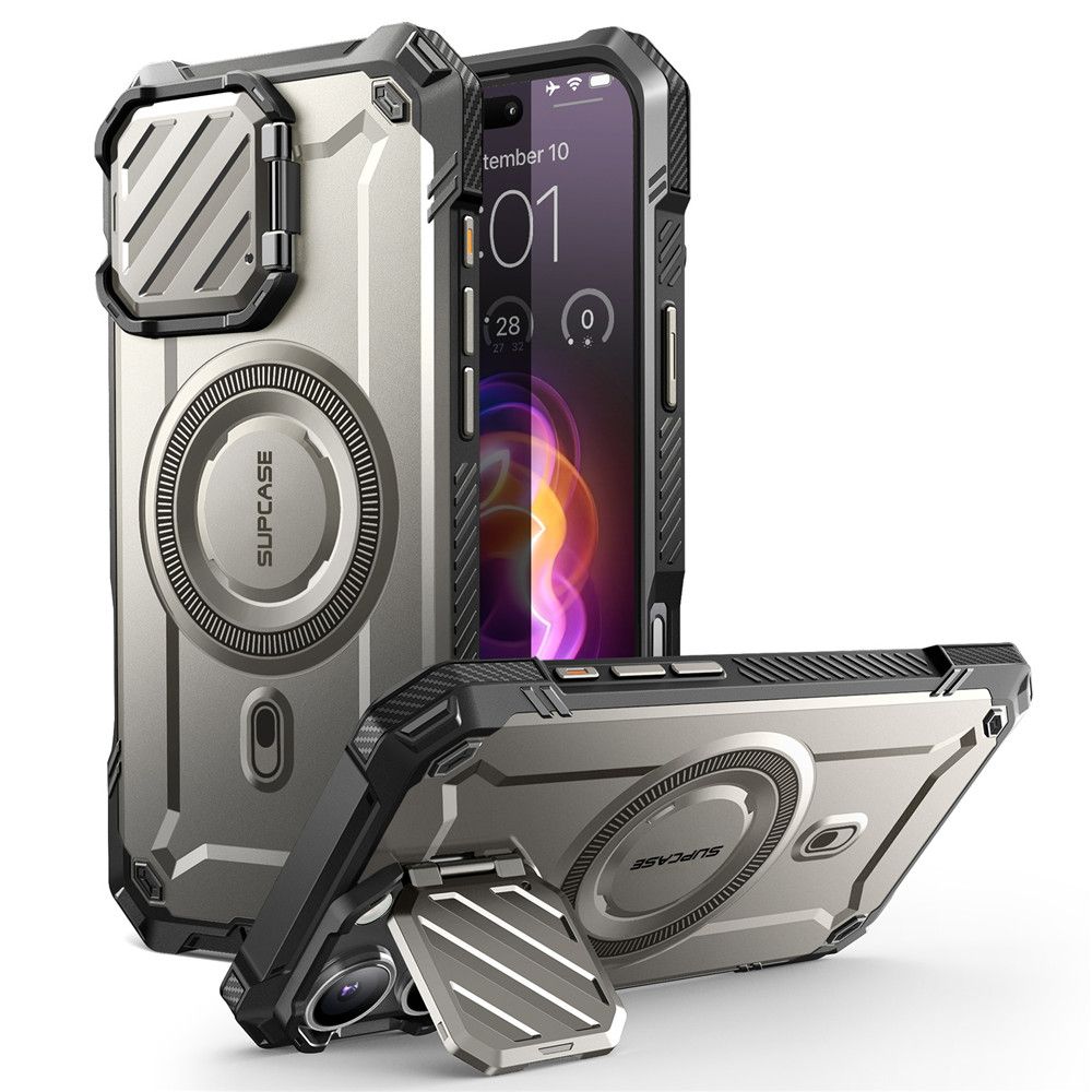 Supcase UB XT Mag apvalks ar MagSafe iPhone 16 Pro – pelēks