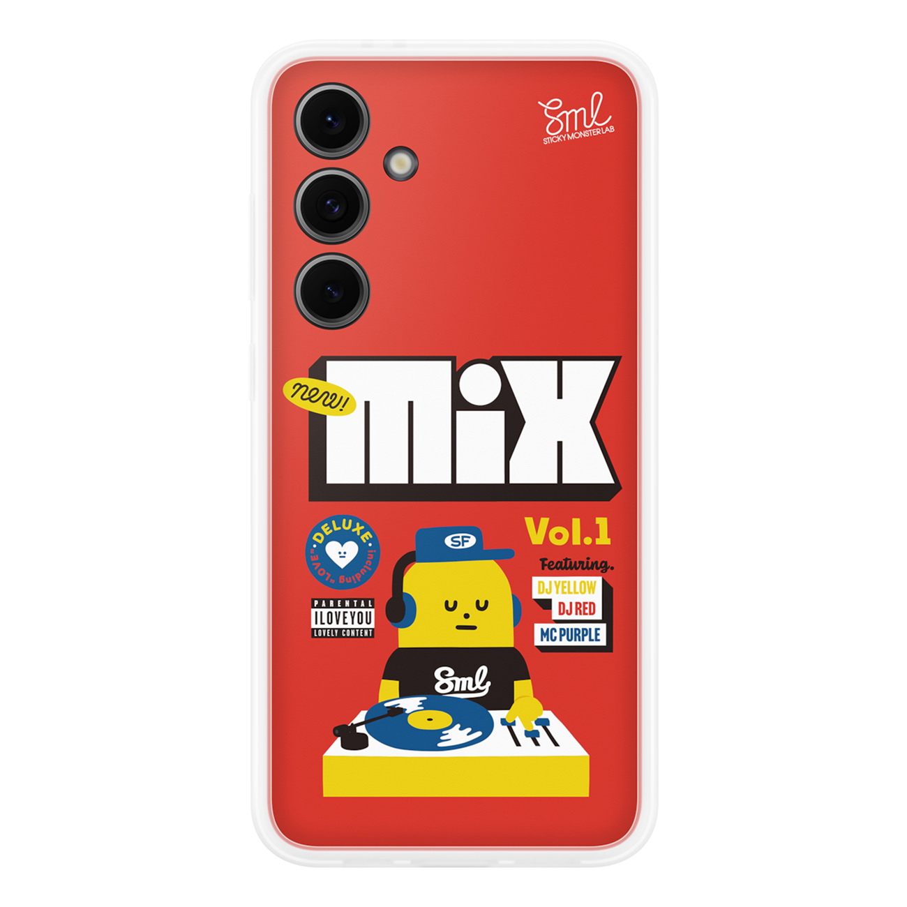 Viedtālruņa apvalks Flipsuit EF-MS721CREGWW Samsung Galaxy S 24 FE - sarkans