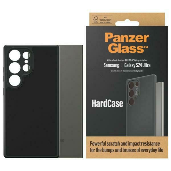 PanzerGlass Kietais apvalks militārās pakāpes Samsung Galaxy S24 Ultra - melns