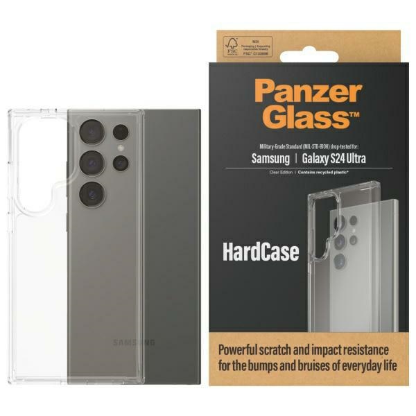 PanzerGlass Kietais apvalks militārās pakāpes Samsung Galaxy S24 Ultra - caurspīdīgs