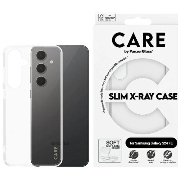CARE by PanzerGlass Slim X-Ray viedtālruņa apvalks Sam S24 FE S721 caurspīdīgs/caurspīdīgs 1963