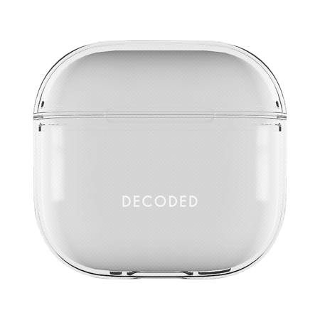 Decoded Silikona Aircase AirPods 4 - caurspīdīgs
