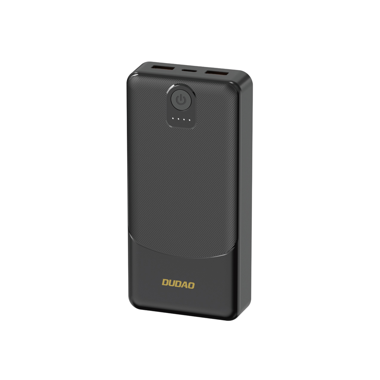 Portatīvais lādētājs Dudao K10 10000mAh 2.4A 2 x USB-A - melna