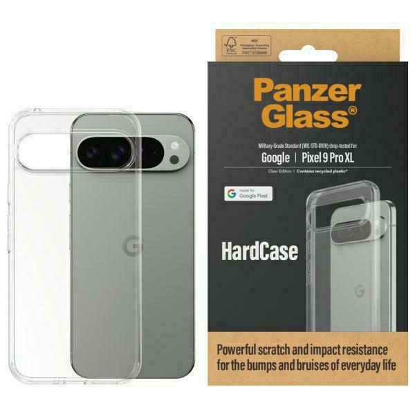 PanzerGlass HardCase viedtālruņa apvalks Google Pixel 9 Pro XL - melns