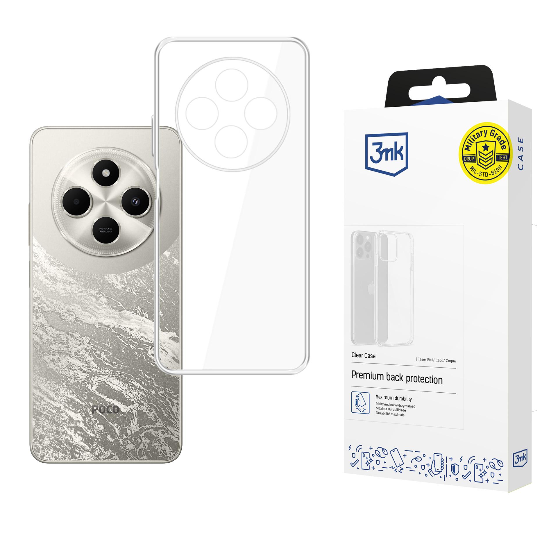 3mk Viedtālruņa apvalks Xiaomi Poco C75 - caurspīdīgs