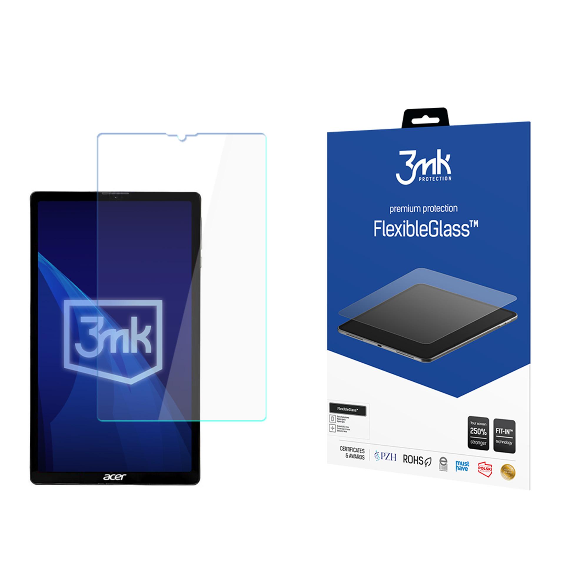 Hibrīdais stikls 3mk FlexibleGlass Acer Iconia iM9-12M - līdz 11"