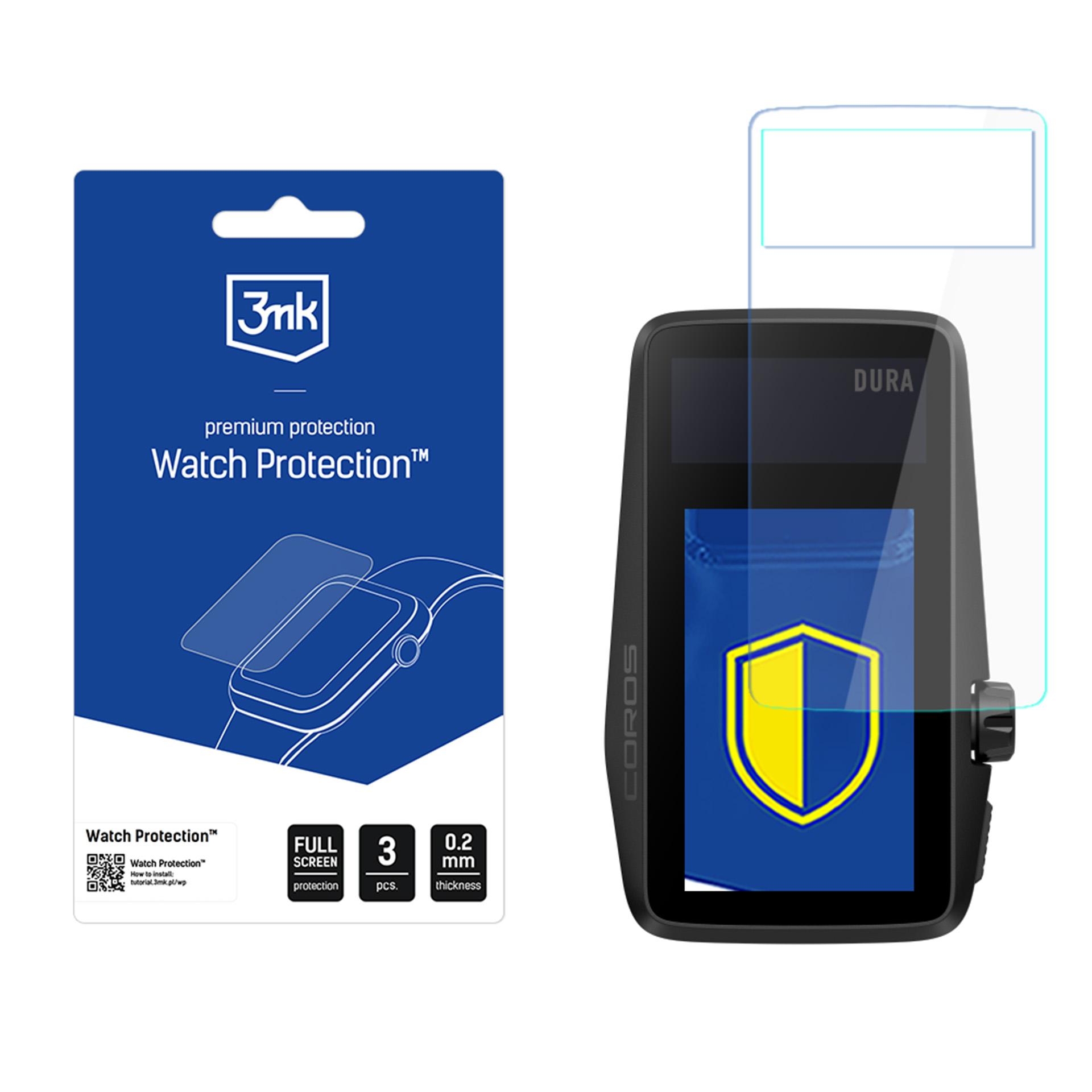 Hibrīda stikls 3mk pulksteņa aizsardzībai FlexibleGlass Coros Dura