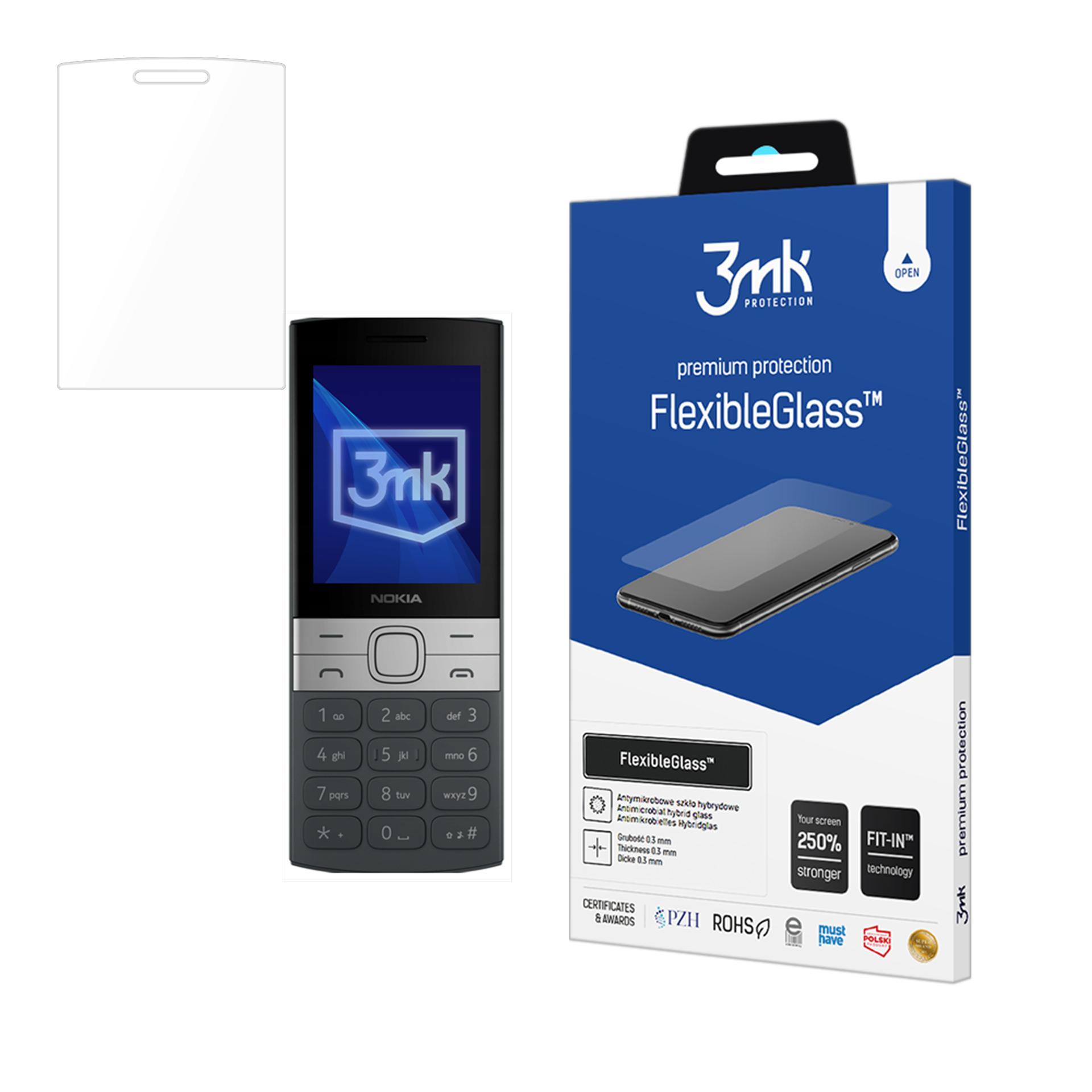 Hibrīdais stikls 3mk FlexibleGlass Nokia 150 2023