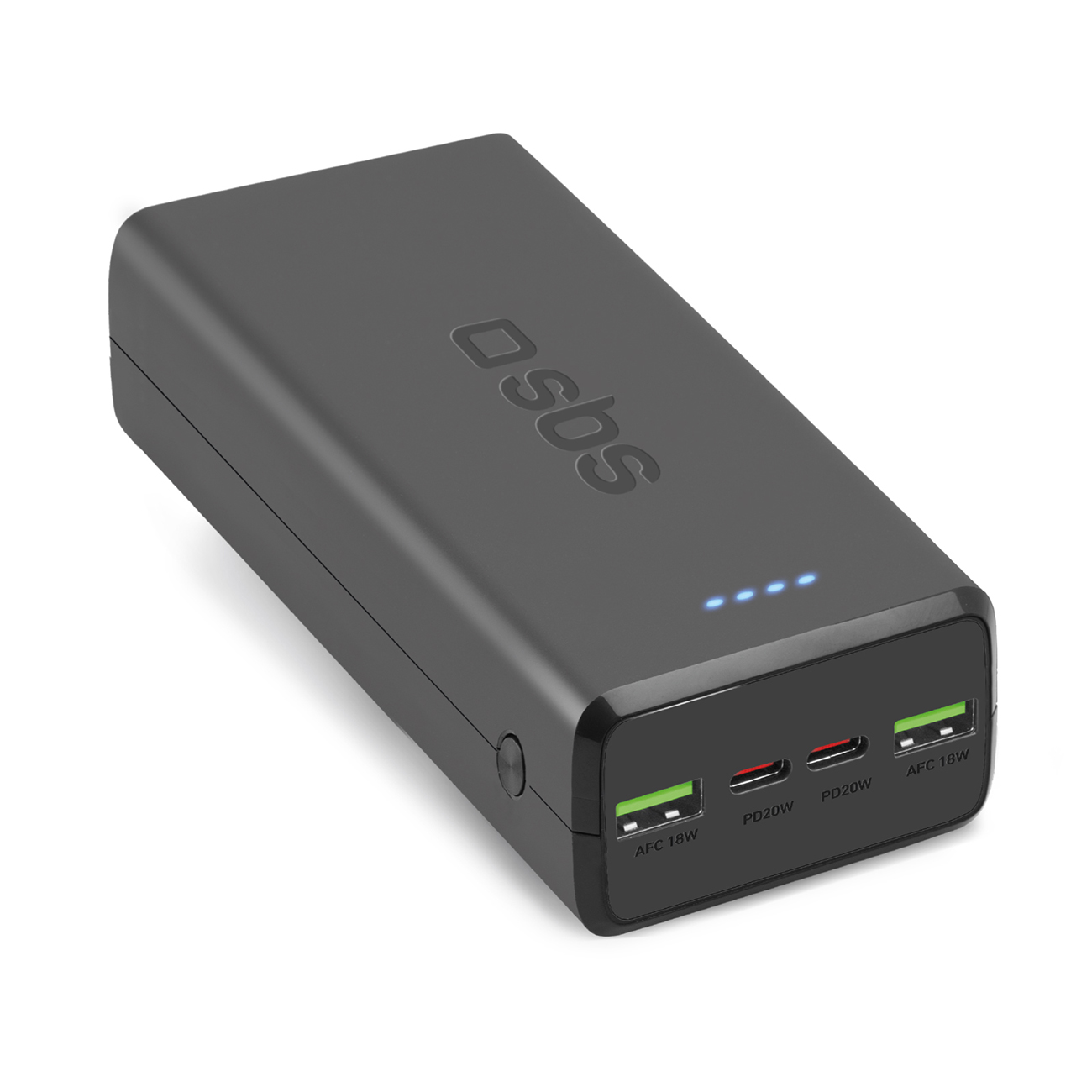 Portatīvais lādētājs SBS TTBB30000PD20K 30000 mAh 2 x USB-C 2 x USB-A - melna