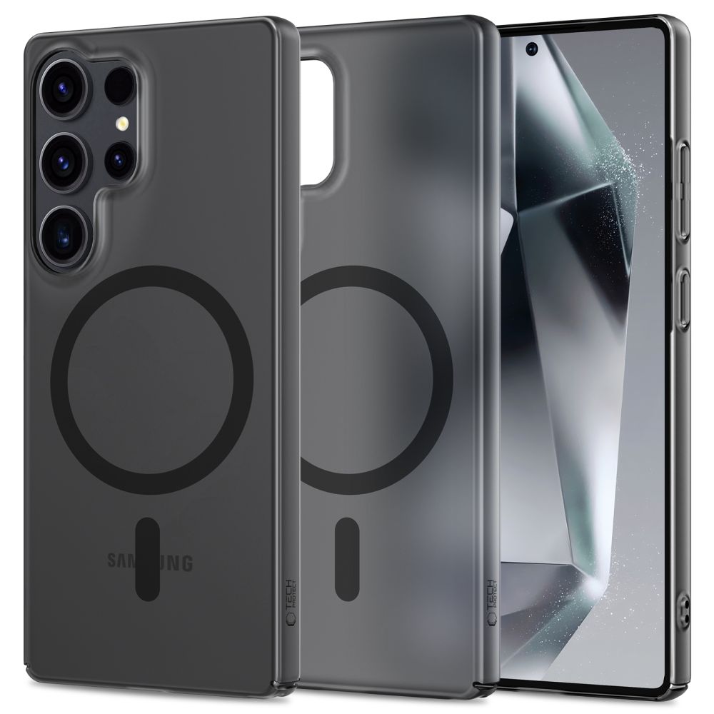 Tech-Protect MagSlim Magnētiskais viedtālruņa apvalks Samsung Galaxy S25 Ultra - Melns