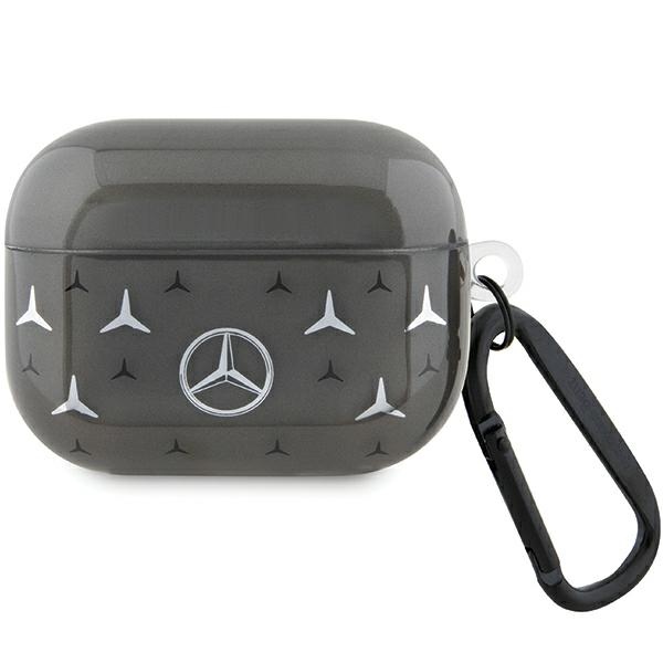 Mercedes MEAP8DPMGS AirPods Pro apvalks ar lielas zvaigznes rakstu, melns
