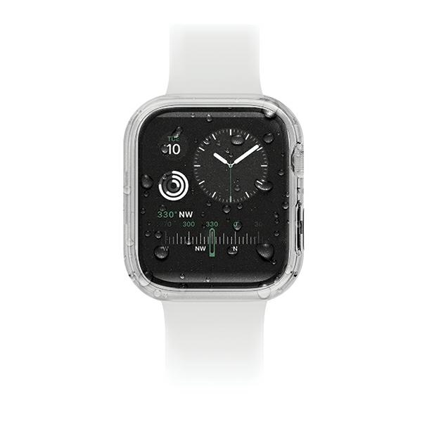 Uniq Nautic Apple Watch Series 7/8/9 41mm apvalks caurspīdīgs/balodis caurspīdīgs