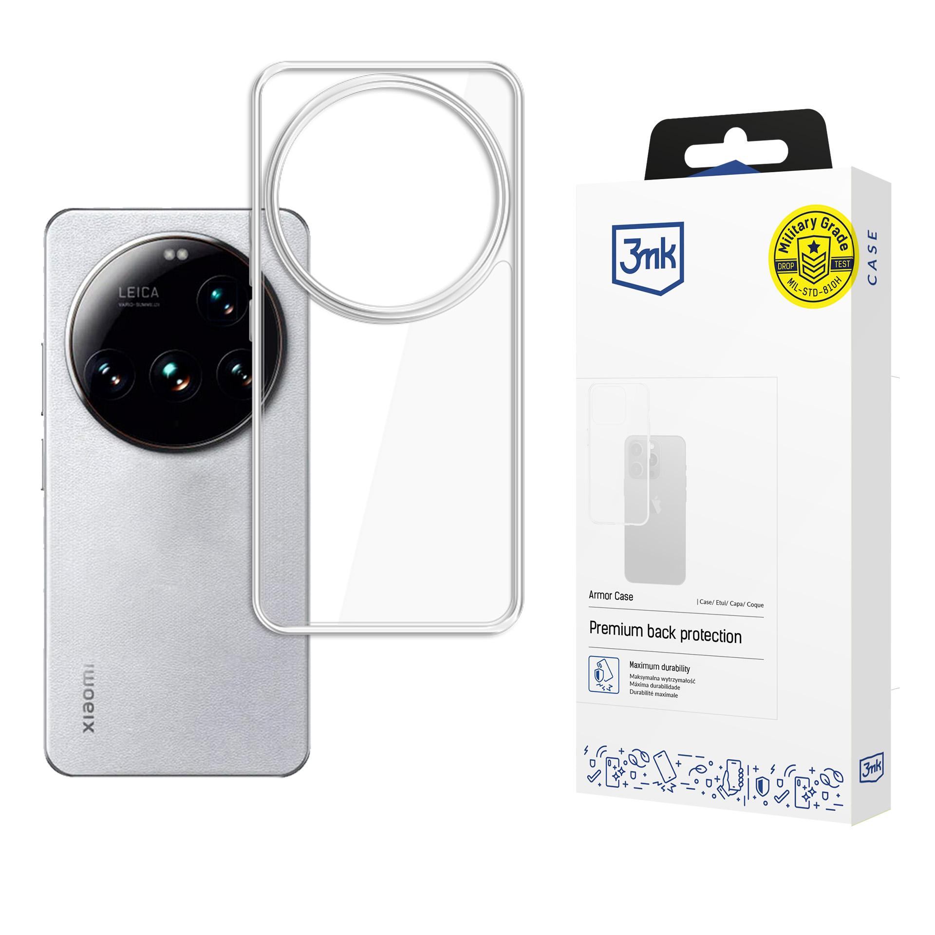 3mk Armor Case viedtālruņa apvalks Xiaomi 15 Ultra - caurspīdīgs