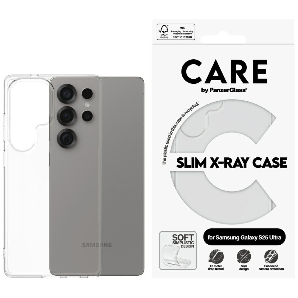 CARE by PanzerGlass Modes X-Ray viedtālruņa apvalks Samsung Galaxy S25 Ultra - Caurspīdīgs