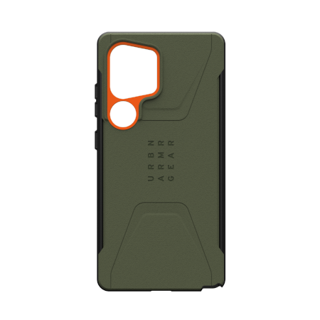 UAG Civilian Pro Magnētiskais apvalks viedtālrunim Samsung Galaxy S25 Ultra 5G - zaļš