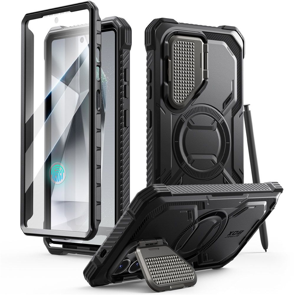 Supcase IBLSN Armorbox Magnētiskais viedtālruņa apvalks Samsung Galaxy S25 Ultra - melns