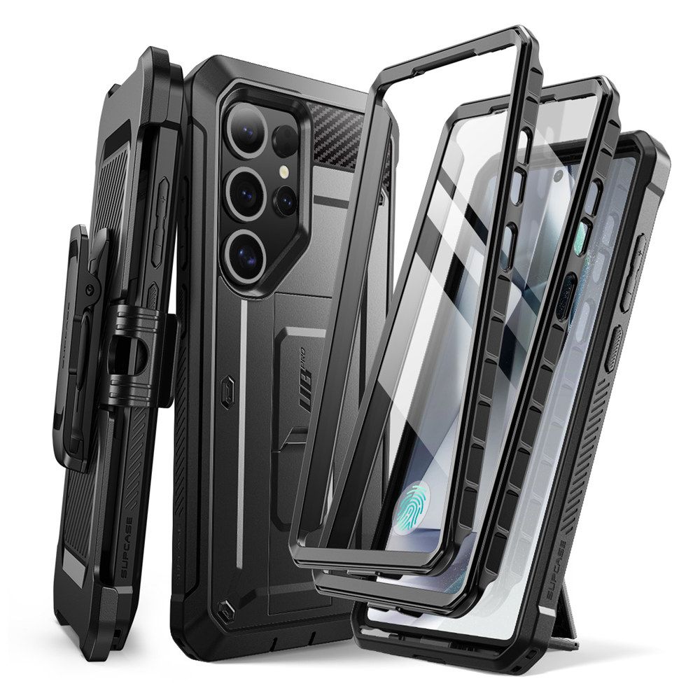Supcase Unicorn Beetle Pro viedtālruņa apvalks Samsung Galaxy S25 Ultra - melns