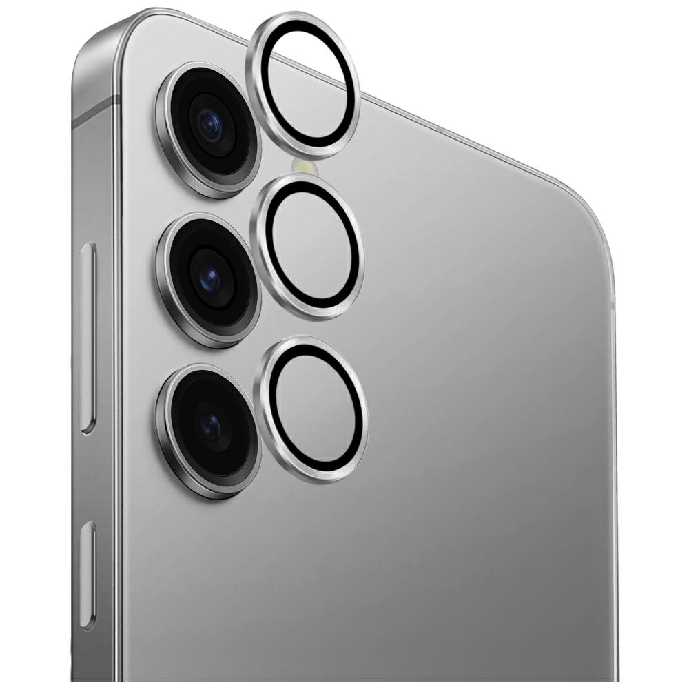 Uniq Optix alumīnija kameras objektīvs Samsung Galaxy S25 - sudraba