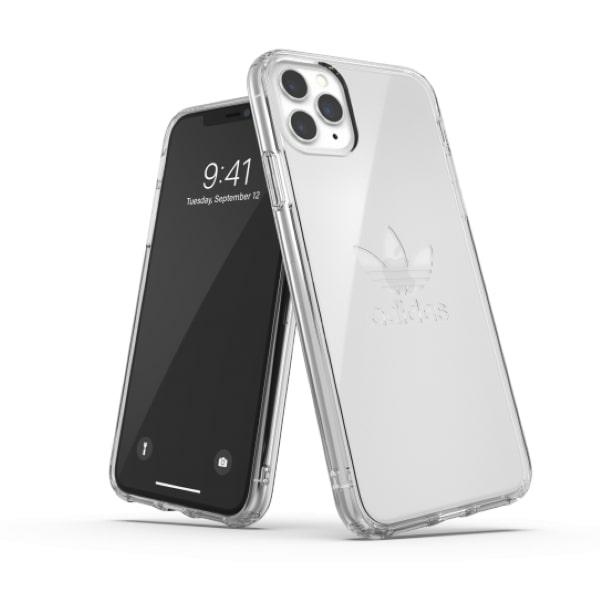 Adidas OR PC apvalks Liels logotips iPhone 11 Pro Max - caurspīdīgs