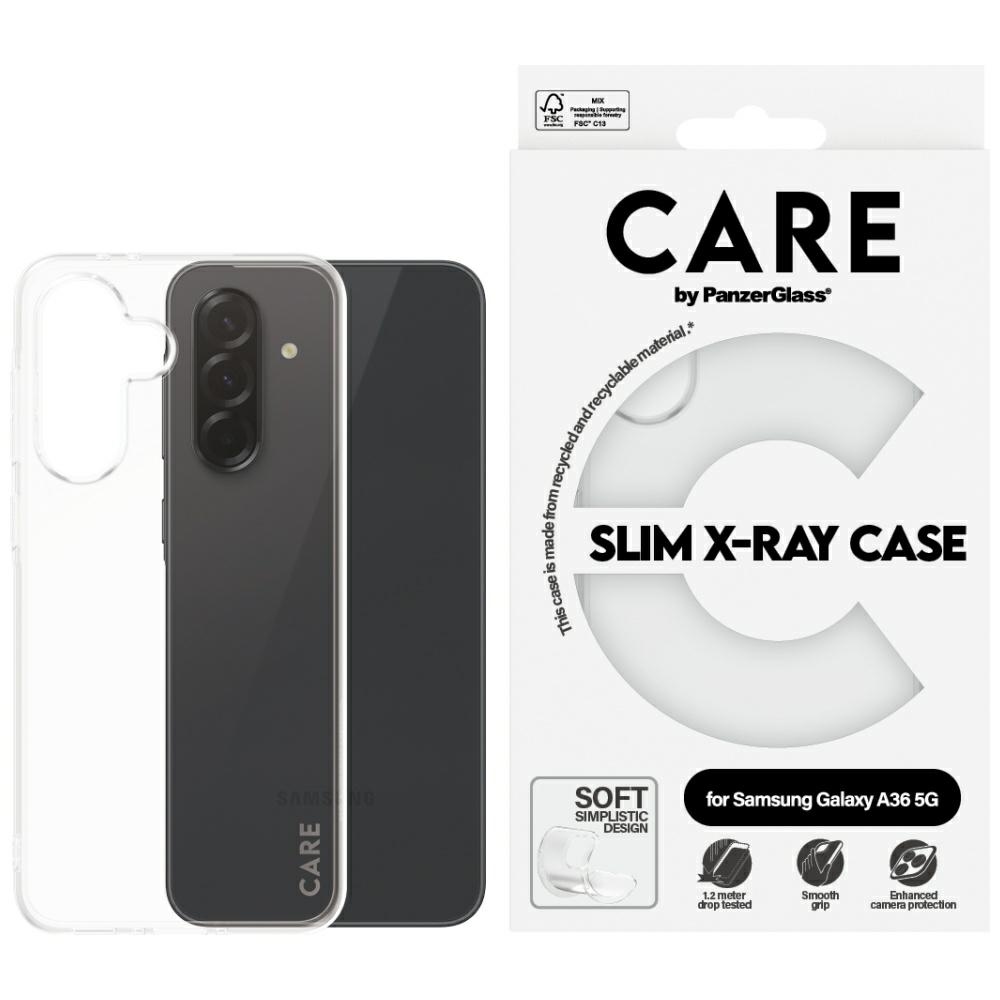 CARE by PanzerGlass Modes X-Ray viedtālruņa apvalks Samsung Galaxy A36 5G - Caurspīdīgs