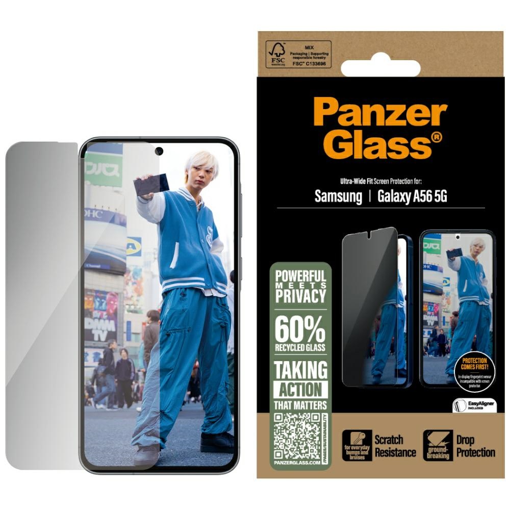 PanzerGlass Īpaši plāns privātuma stikls Samsung Galaxy A56 5G