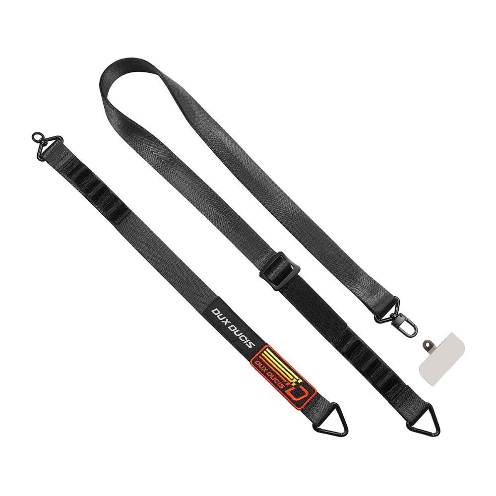 DUX DUCIS Outdoor Cross Body – krusteniska tālruņa siksniņa – melna