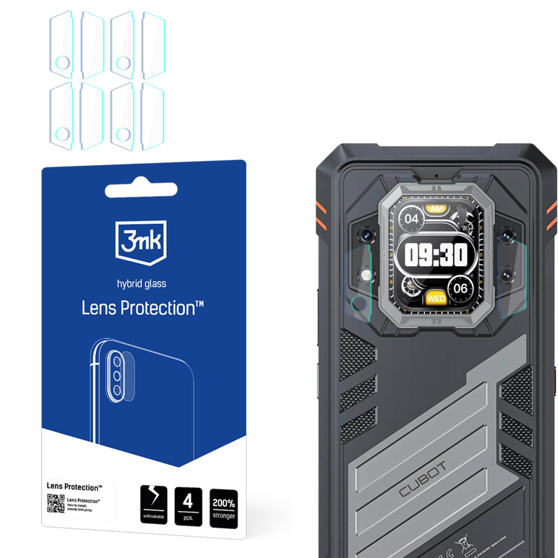 Kameras objektīva stikls 3mk objektīva aizsardzība Cubot KingKong Star 2