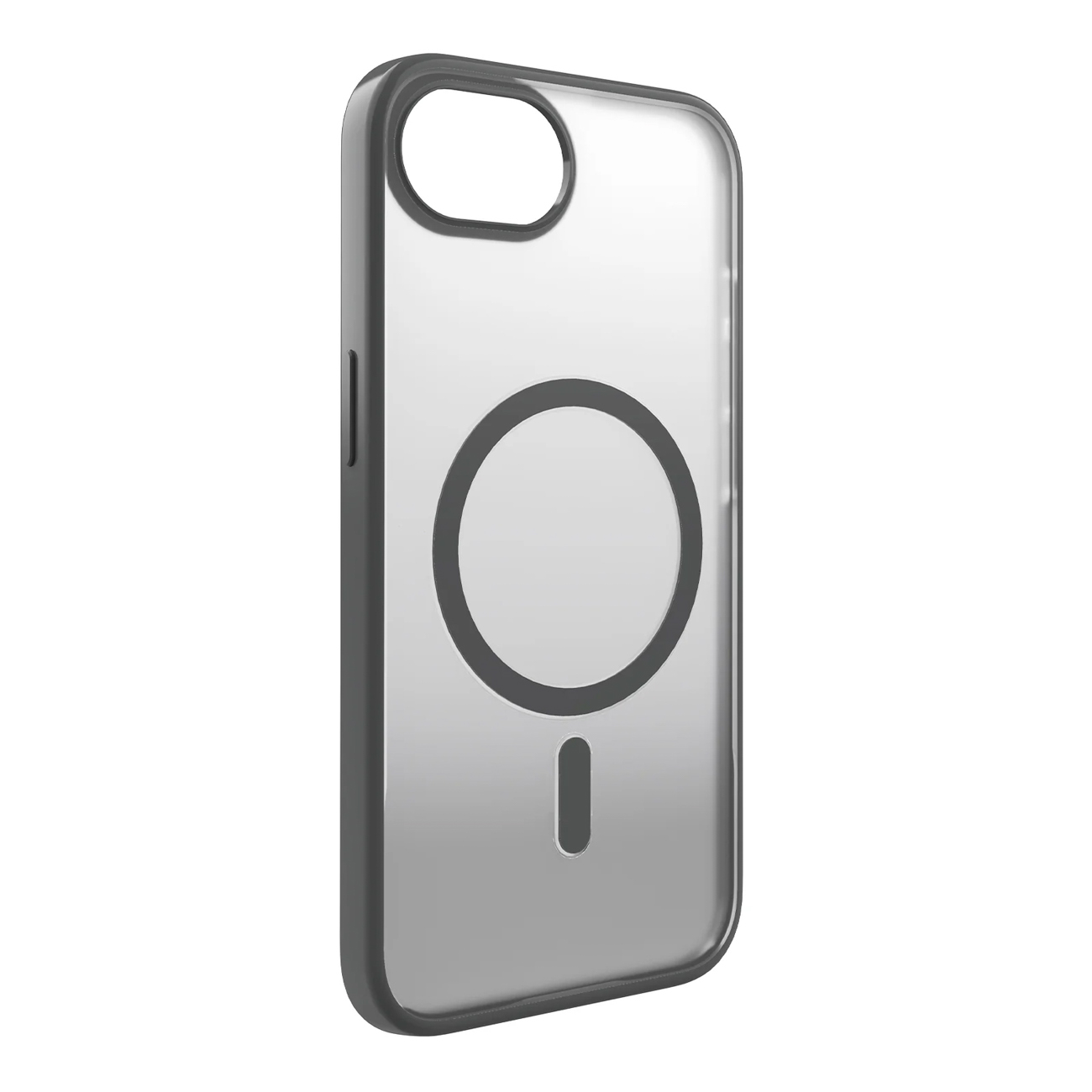 Puro TPU viedtālruņa apvalks no TPU GRADIENT ar MagSafe un gradienta efektu priekš iPhone 16E, melns