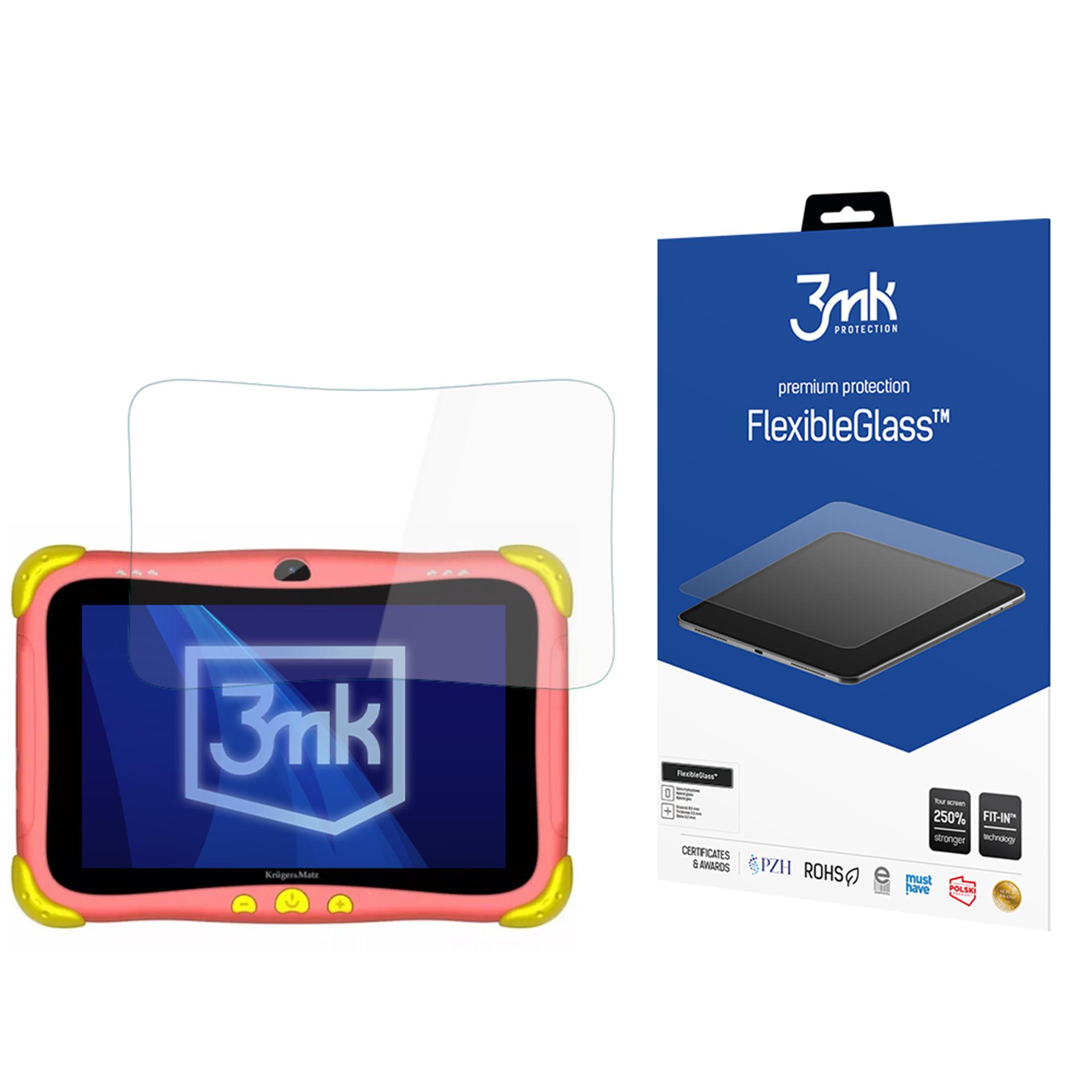Hibrīdais stikls 3mk FlexibleGlass uz Kruger&Matz FUN 808