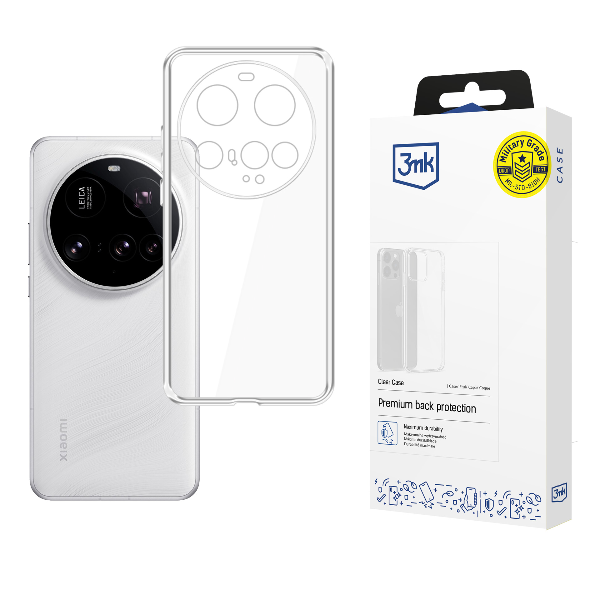 3mk Caurspīdīgs viedtālruņa apvalks Xiaomi 15 Ultra - caurspīdīgs