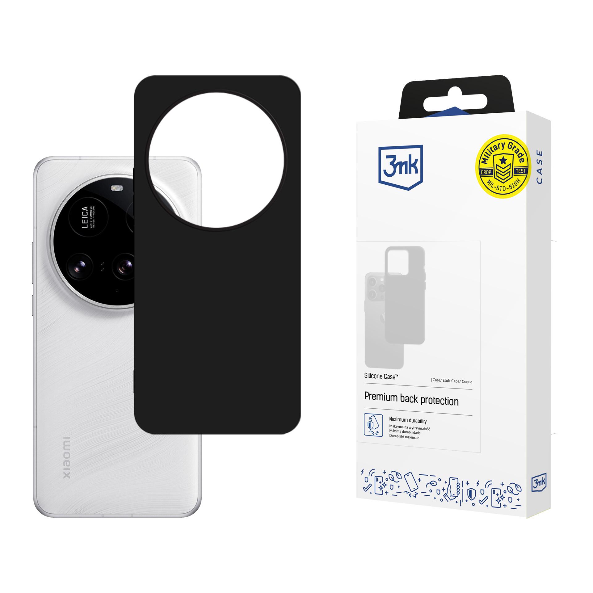 3mk Silikona viedtālruņa apvalks Xiaomi 15 Ultra - melns