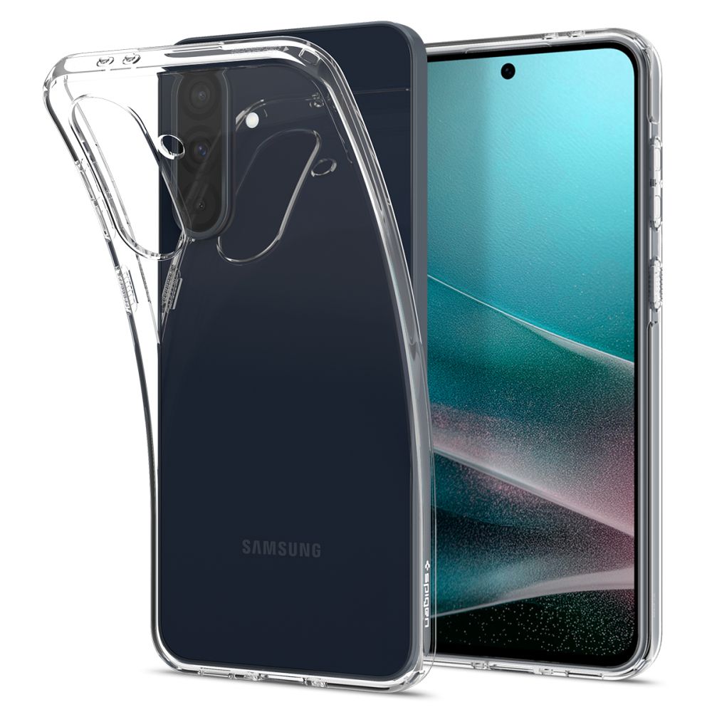 Spigen Liquid Crystal viedtālruņa apvalks Samsung Galaxy A36 5G - caurspīdīgs