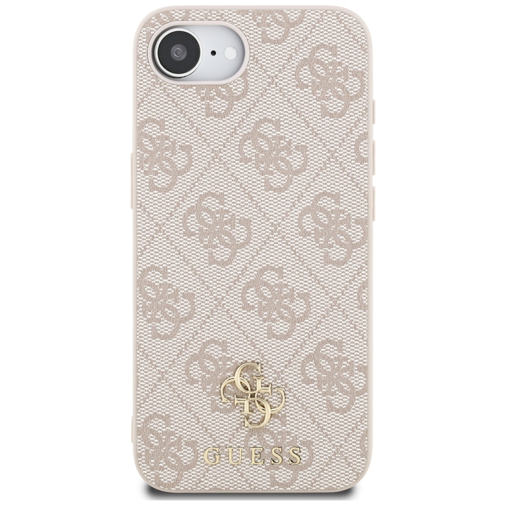 Guess 4G Mazs 4G un Klasisks MagSafe viedtālruņa apvalks iPhone 16e - rozā