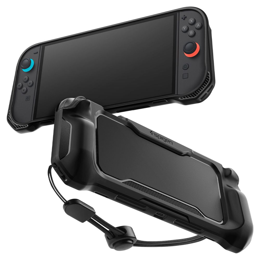 Spigen Rugged Armor apvalks Nintendo Switch 2 – matēts melns