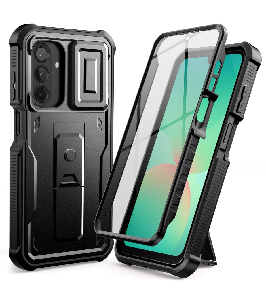 Tech-Protect Kevlar Cam+ viedtālruņa apvalks Samsung Galaxy A26 5G - melns