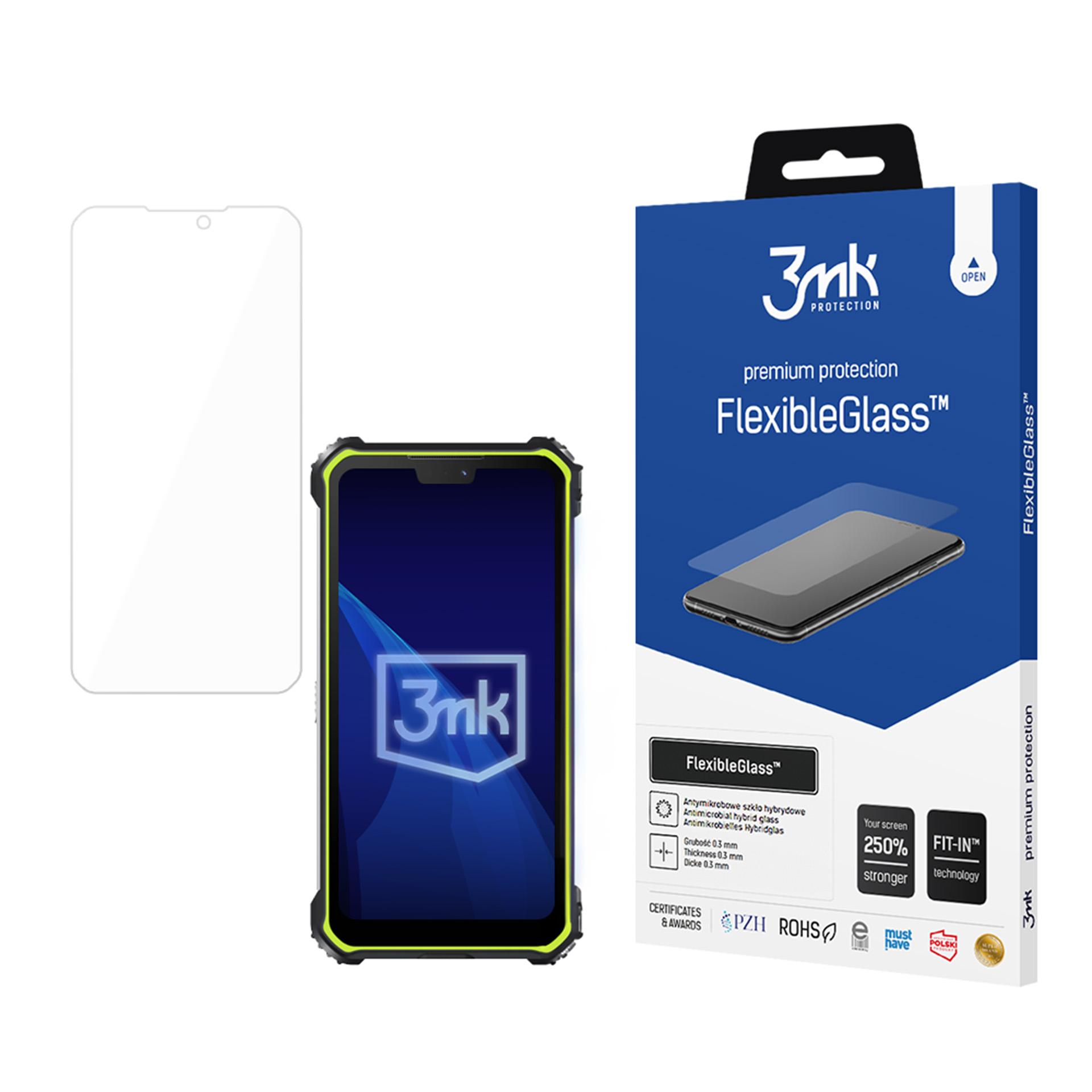 Hibrīdais stikls 3mk FlexibleGlass Rugged Phones M10