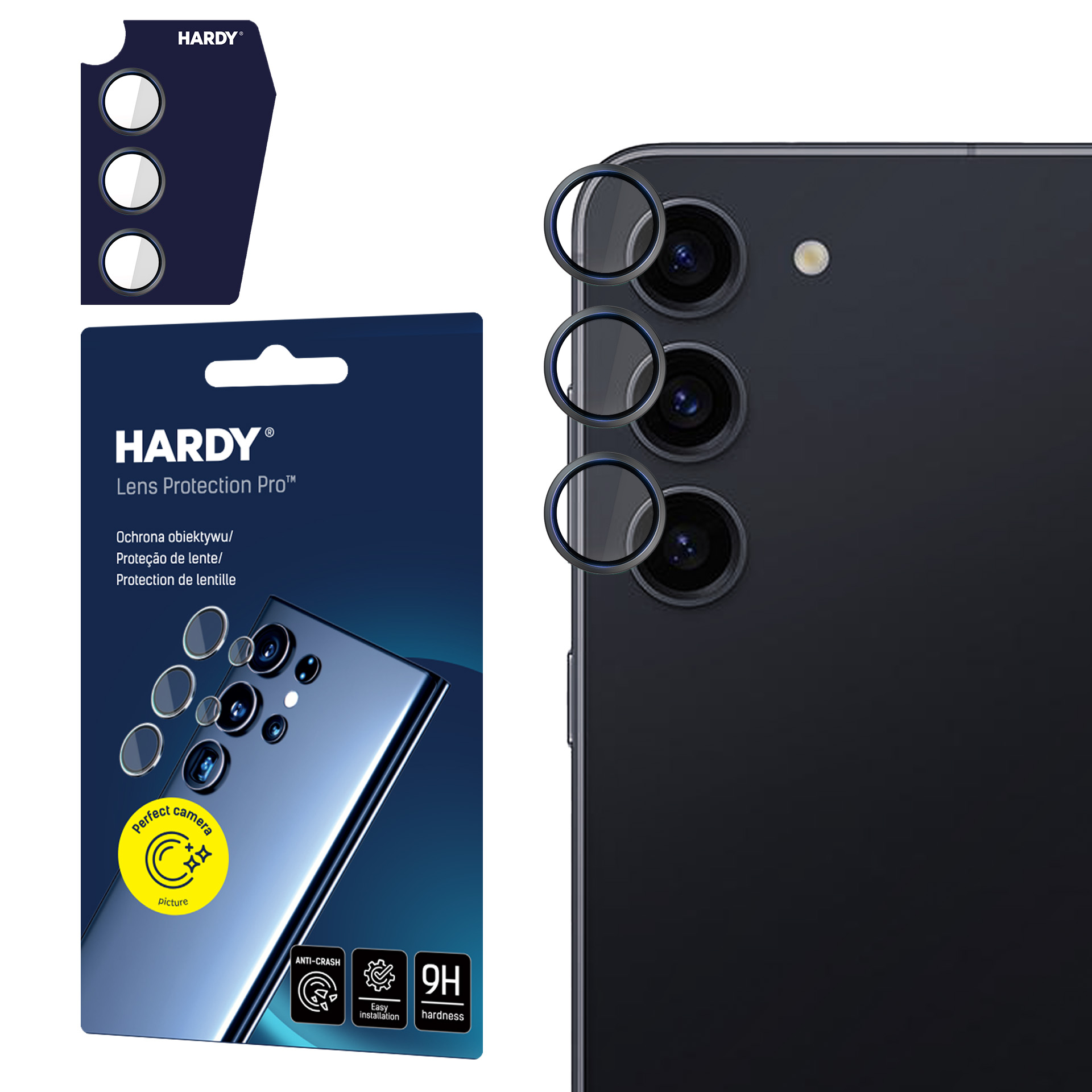 3mk HARDY objektīva aizsardzība Samsung Galaxy S24 - melna