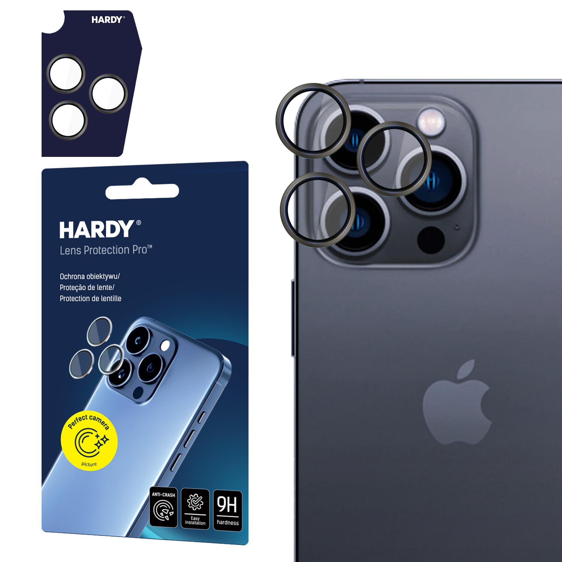 3mk HARDY objektīva aizsargstikls Apple iPhone 16 Pro / 16 Pro Max - pelēks