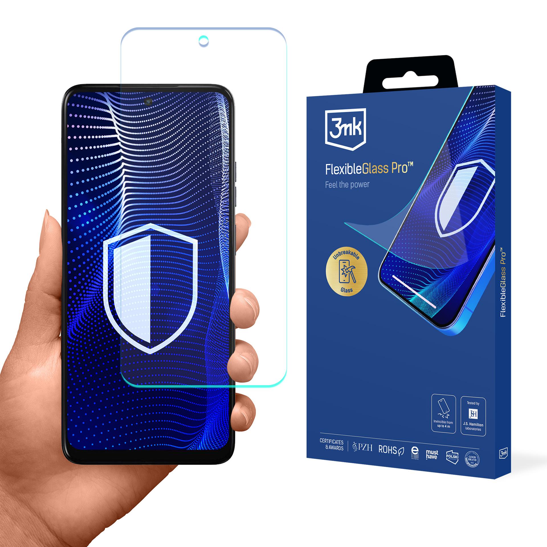 Hibrīdais stikls 3mk FlexibleGlass Pro Motorola Moto E15