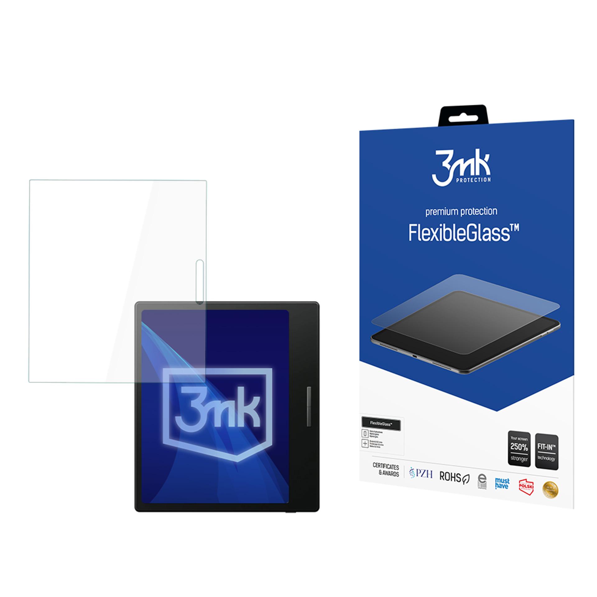 3mk Hibrīdstikls FlexibleGlass uz Onyx Boox Go 7 / Go Color 7 (Gen II)
