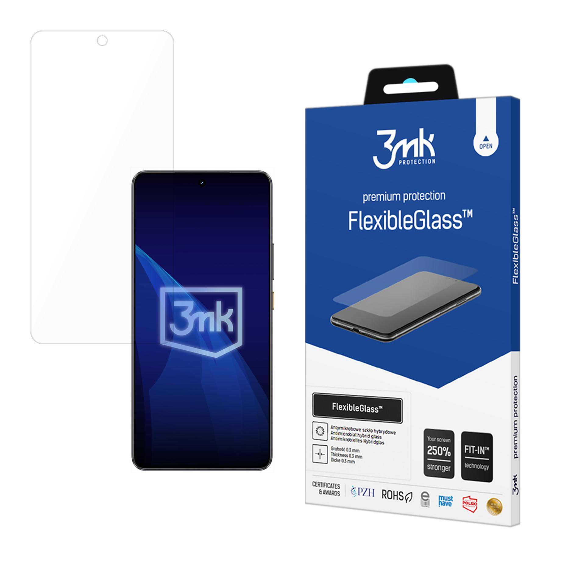 Hibrīdais stikls 3mk FlexibleGlass Realme GT 7T