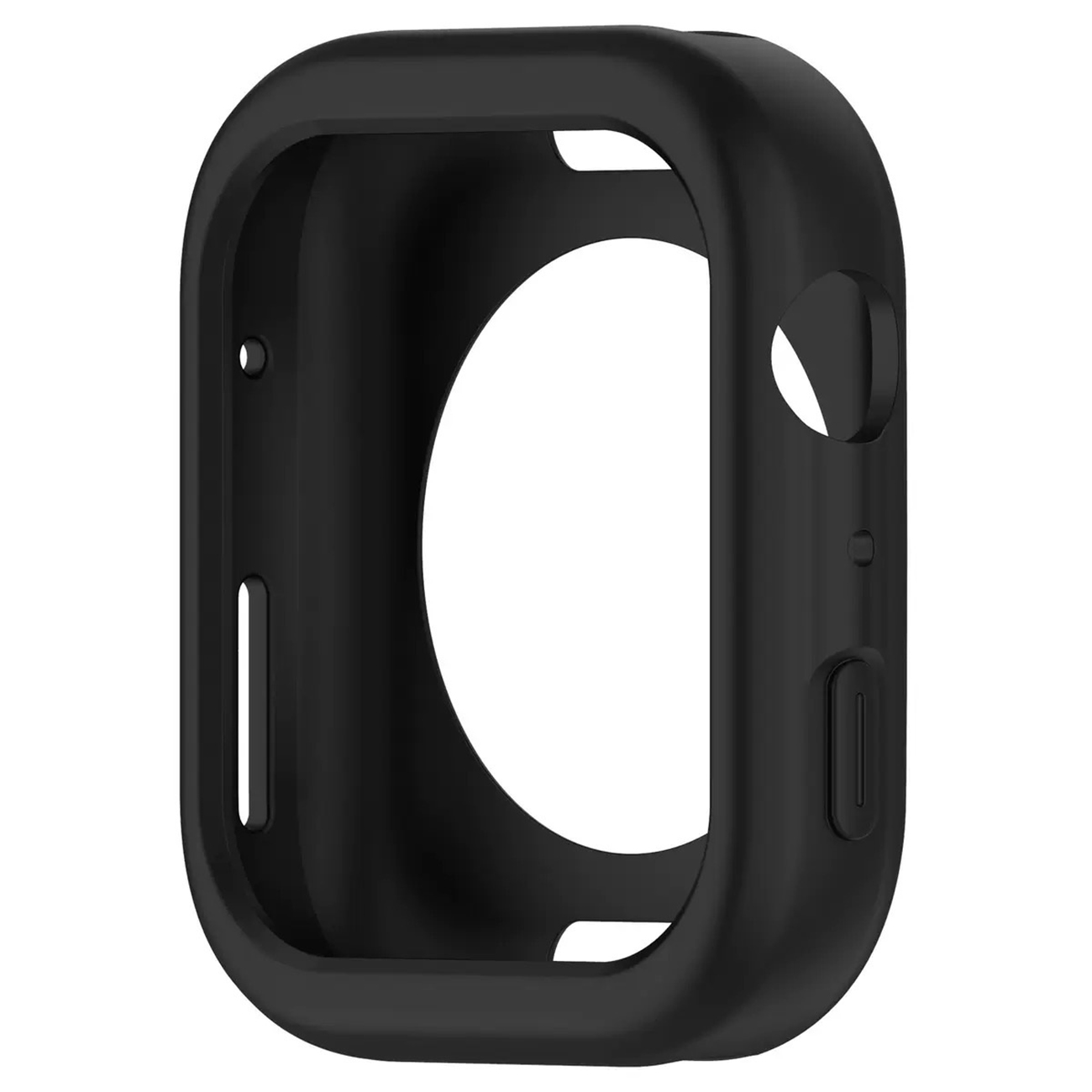 Silikona viedtālruņa apvalks Apple Watch 40 mm (Series 4/5/6/SE) - melns